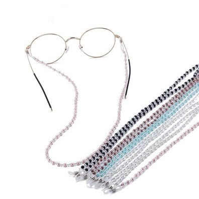 Damen kleine Conch Brillen Sonnenbrillen Kettenkordel, Umhängeband Seil