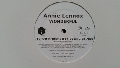 Annie Lennox - Wonderful 2 x 12'' US Promo Vinyl