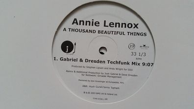 Annie Lennox - A thousand beautiful things 2 x 12'' US Promo Vinyl