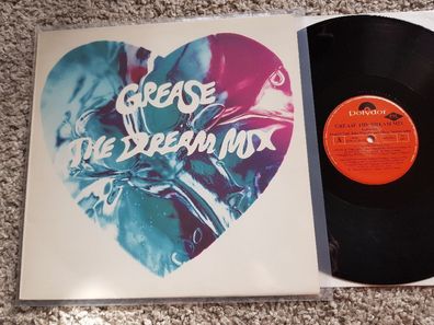 John Travolta & Olivia Newton-John - Grease/ The Dream Mix 12'' Disco Vinyl SPAIN