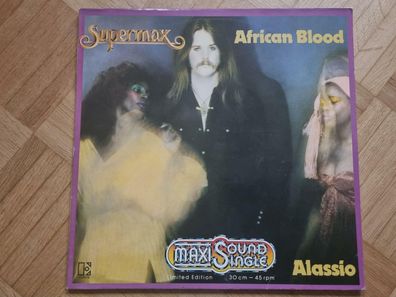Supermax - African blood/ Alassio 12'' Disco Vinyl Germany
