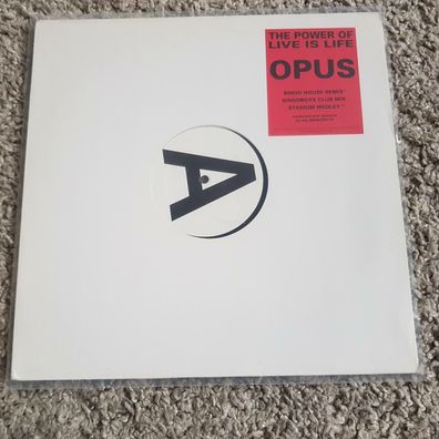 Opus - The power of Live is Life 12'' Disco Vinyl