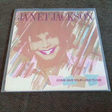 Janet Jackson - Come give your love to me 12'' Disco Vinyl UK