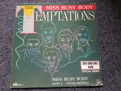 The Temptations - Miss Busy Body 12'' Disco Vinyl Germany