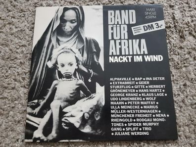 Band für Afrika - Nackt im Wind 12'' Vinyl Maxi [Nena/ Alphaville/ Gitte]