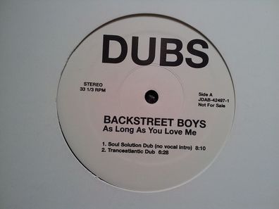 Backstreet Boys - As long as you love me (Dub) 12'' US Vinyl PROMO