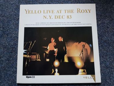 Yello - Live at the Roxy N.Y. Dec 83 12'' Disco Vinyl Germany