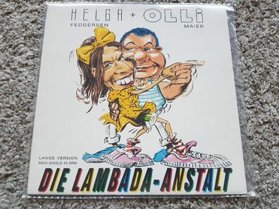 Helga Feddersen & Olli Maier - Die Lambada-Anstalt 12'' Disco Vinyl