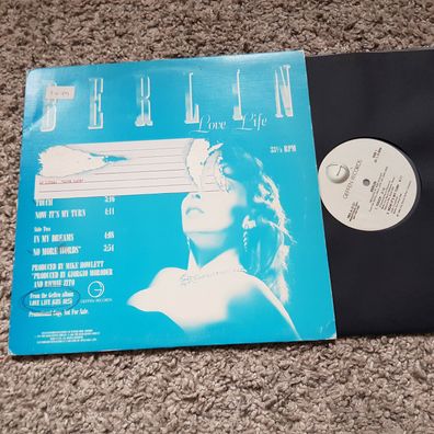 Berlin - Love life Sampler US 12'' Disco Vinyl PROMO (Touch/ No more words)