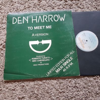 Den Harrow - To meet me 12'' Italo Disco Vinyl SPAIN