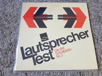 Die dhfi Schallplatte Nr. 3/ Lautsprecher Test Vinyl LP