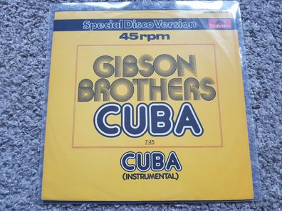 Gibson Brothers - Cuba 12'' Disco Vinyl Original LONG Version