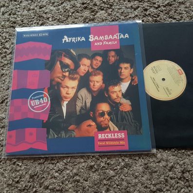 Afrika Bambaataa/ UB40 - Reckless 12'' Disco Vinyl SPAIN