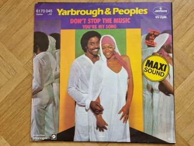 Yarbrough & Peoples - Don't stop the music 12'' Disco Vinyl Germany
