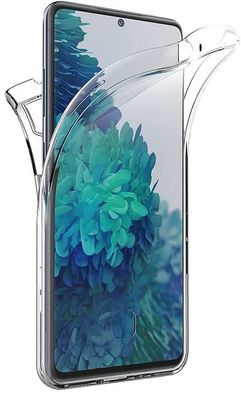 Full Cover Für Samsung Galaxy S20 FE / S20 Lite Silikon TPU 360° Transparent Schut...