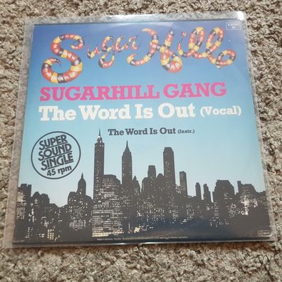 Sugarhill Gang - The word is out 12'' Disco Vinyl Germany