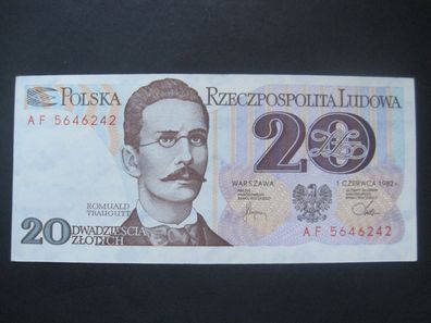 Polen 20 Zlotych 1982 (AB 223)