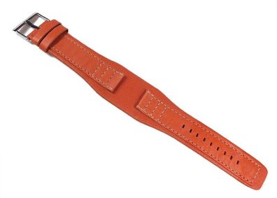 Festina Uhrenarmband Leder Orange mit Unterlage 17mm F16181/6 F16181