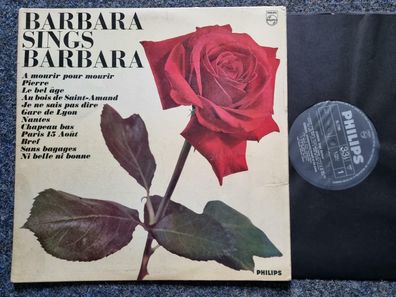 Barbara sings Barbara UK Vinyl LP