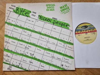 Byte - Modern people 12'' Disco Vinyl Holland