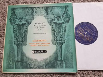 Walter Gieseking/ Herbert von Karajan - Mozart Piano Concerto K. 491 Vinyl LP