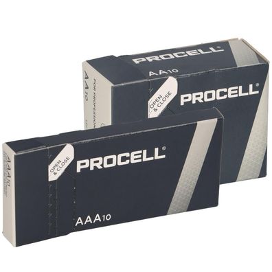 20x Procell Batterien 10x AA MN1500 Mignon + 10x AAA MN2400 Micro