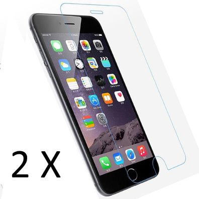 2x Fur iPhone 6s 6 7 8 SE 2020 Schutzglas 2D Tempered Glass 9H Schutzfolie