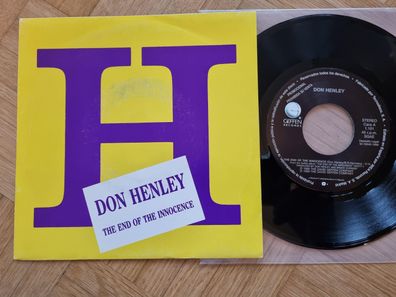 Don Henley - The end of innocence 7'' Vinyl Spain PROMO
