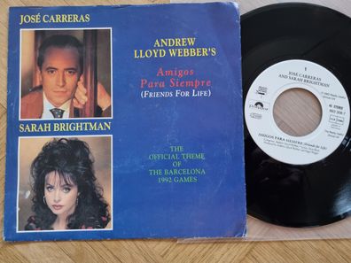 Jose Carreras & Sarah Brightman - Amigos para siempre 7'' Vinyl Germany
