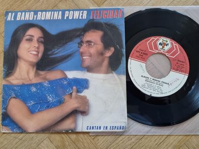 Al Bano & Romina Power - Felicidad SUNG IN Spanish 7'' Vinyl Spain