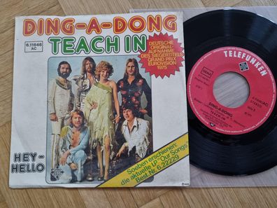 Teach In - Ding-a-dong SUNG IN GERMAN 7'' Vinyl Germany