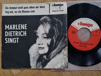 Marlene Dietrich - Die Antwort weiss ganz allein der Wind 7'' Vinyl Amiga