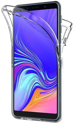 Full Cover Für Samsung Galaxy A7 2018 A750 TPU 360° Transparent Schutzhülle