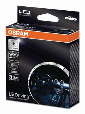 Osram Canbus Control, Widerstand 2x 5 Watt LEDriving, Can-Bus Fehlermeldung 12Volt
