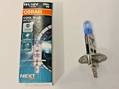 2x Osram H1 Cool Blue NextGen H1 weiß, Xenon Optik, 5000K, Glühlampe, Xenonlook