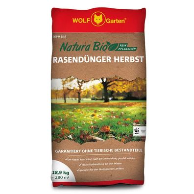 WOLF GARTEN
NATURA Bio Herbst Rasendünger NR-H 18.9 | 18.9kg | für 280m²
