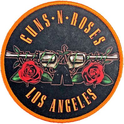 Guns N´ Roses - Los Angeles Orange gestickter Aufnäher Patch