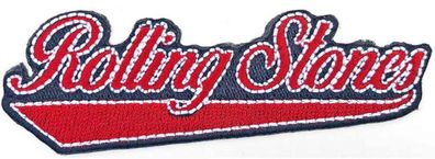 The Rolling Stones Baseball Logo gestickter Aufnäher Patch