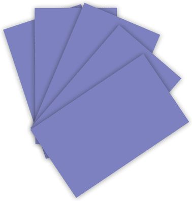 folia 6337 - Tonpapier 130 g/ m², Tonzeichenpapier in veilchenblau, DIN A3, 50 ...