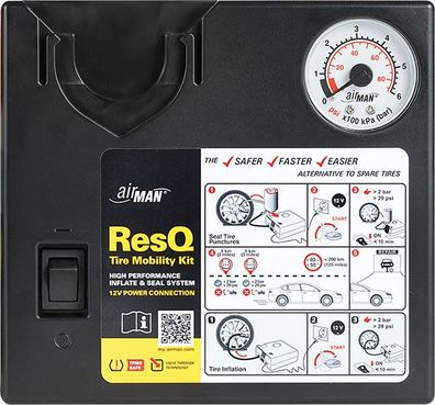 Kunzer ResQ Tire Inflator (Ersatz für 51-051-011) 51-051-001