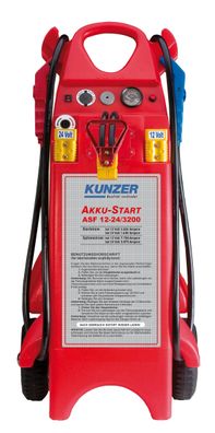 Kunzer AKKU-Start fahrbar 12V 3200A, 24V 1600A ASF12-24/3200