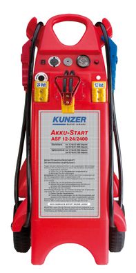 Kunzer AKKU-Start fahrbar 12V 2400A, 24V 1200A ASF12-24/2400