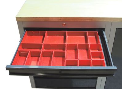 Kunzer Set mit Einsatzboxen zu WES-Schubladen WES593