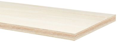 Kunzer Holzplatte, 2.041 x 463 x 36 mm WES80