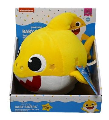 DE. CAR 2 27577 Baby Shark Plüschtier 30 cm mit originellem Lied und Bewegung * A