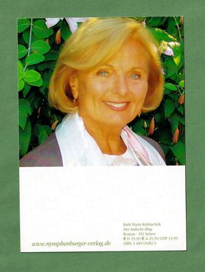 Ruth Maria Kubitschek - Autogrammkarte