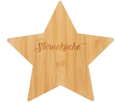 Bambusbrett Stern "Sterneküche" - Räder Design