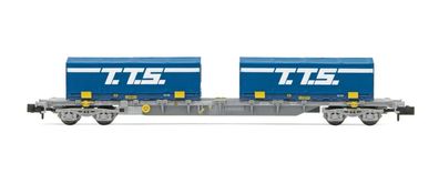 Arnold HN6582 SNCF 4-achs. Containerwagen Novatrans Sgnss Spur N