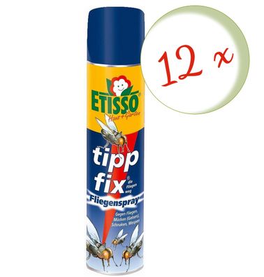 12 x FRUNOL Delicia® Etisso® Tipp fix Fliegenspray, 400 ml - auch gegen Wespen