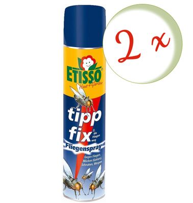 2 x FRUNOL Delicia® Etisso® Tipp fix Fliegenspray, 400 ml - auch gegen Wespen